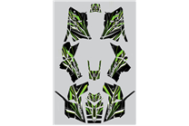 Kit de pegatinas compatible con per POLARIS SCRAMBLER 850-1000 2013 - 2021 - MXPKAD14988