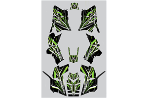 Kit adesivi compatibile con per POLARIS SCRAMBLER 850-1000 2013 - 2021 - MXPKAD14988