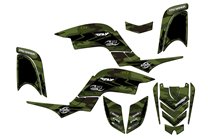 Aufkleber Satz kompatibel mit per YAMAHA QUAD BLASTER YFS 200 1988 - 2006 - MXPKAD14990