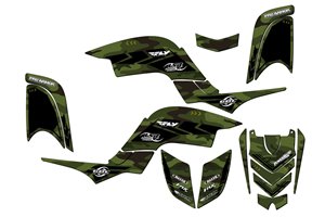 Kit adesivi compatibile con per YAMAHA QUAD BLASTER YFS 200 1988 - 2006 - MXPKAD14990