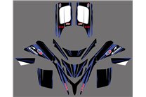 Kit Autocollants compatible avec per YAMAHA QUAD BLASTER YFS 200 1988 - 2006 - MXPKAD14990