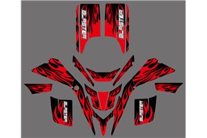 Kit adesivi compatibile con per YAMAHA QUAD BLASTER YFS 200 1988 - 2006 - MXPKAD14990