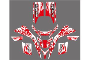 Kit Autocollants compatible avec per YAMAHA QUAD BLASTER YFS 200 1988 - 2006 - MXPKAD14990