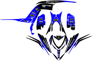 Kit adesivi compatibile con per YAMAHA QUAD RAPTOR 700 2013 - 2021 - MXPKAD14993