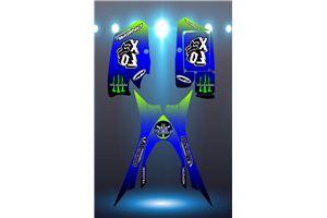 Sticker set compatible with per YAMAHA QUAD RAPTOR 700 2013 - 2021 - MXPKAD14993