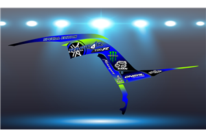 Sticker set compatible with per YAMAHA QUAD RAPTOR 700 2013 - 2021 - MXPKAD14993