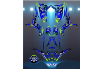 Kit de pegatinas compatible con per YAMAHA QUAD RAPTOR 700 2013 - 2021 - MXPKAD14993