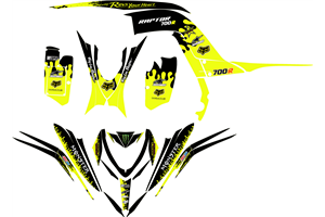Sticker set compatible with per YAMAHA QUAD RAPTOR 700 2013 - 2021 - MXPKAD14993