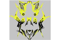 Kit Autocollants compatible avec per YAMAHA QUAD RAPTOR 700 2013 - 2021 - MXPKAD14993