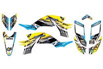 Aufkleber Satz kompatibel mit per YAMAHA QUAD YFZ 450 2003 - 2008 - MXPKAD14994