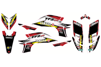 Kit adesivi compatibile con per YAMAHA QUAD YFZ 450 2003 - 2008 - MXPKAD14994