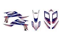 Aufkleber Satz kompatibel mit per YAMAHA QUAD YFZ 450 2003 - 2008 - MXPKAD14994
