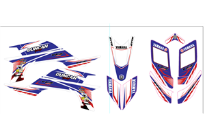 Kit adesivi compatibile con per YAMAHA QUAD YFZ 450 2003 - 2008 - MXPKAD14994
