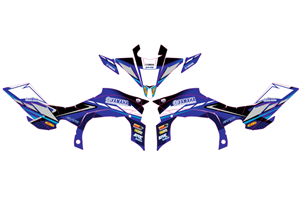 Sticker set compatible with per YAMAHA QAUD YFZ-R 450 2009 - 2013 - MXPKAD14995