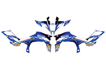 Aufkleber Satz kompatibel mit per YAMAHA QAUD YFZ-R 450 2009 - 2013 - MXPKAD14995