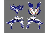 Kit adesivi compatibile con per YAMAHA QAUD YFZ-R 450 2009 - 2013 - MXPKAD14995