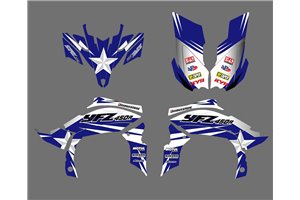 Sticker set compatible with per YAMAHA QAUD YFZ-R 450 2009 - 2013 - MXPKAD14995