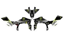 Aufkleber Satz kompatibel mit per YAMAHA QAUD YFZ-R 450 2009 - 2013 - MXPKAD14995