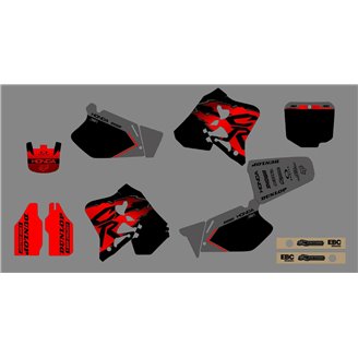 Kit de pegatinas compatible con per HONDA CR 250 1990 - 1991 - MXPKAD14849