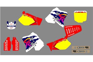 Kit de pegatinas compatible con per HONDA CR 125 1991 - 1992 - MXPKAD14848
