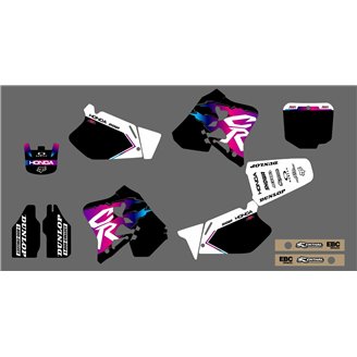 Sticker set compatible with per HONDA CR 125 1991 - 1992 - MXPKAD14848