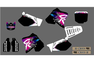 Kit de pegatinas compatible con per HONDA CR 125 1991 - 1992 - MXPKAD14848