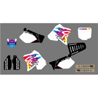 Sticker set compatible with per HONDA CR 125 1991 - 1992 - MXPKAD14848