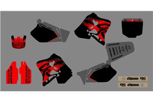Kit Autocollants compatible avec per HONDA CR 125 1991 - 1992 - MXPKAD14848