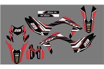 Sticker set compatible with per HONDA CRF 150L 2019 - 2022 - MXPKAD14857
