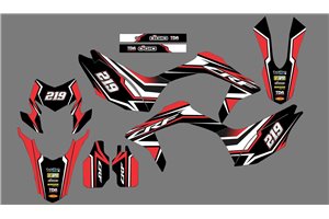 Sticker set compatible with per HONDA CRF 150L 2019 - 2022 - MXPKAD14857