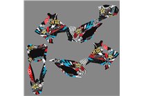 Kit Autocollants compatible avec per HONDA CRF 110F 2013 - 2018 - MXPKAD14851