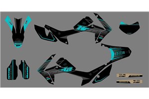 Sticker set compatible with per HONDA CRF 250L 2012 - 2020 - MXPKAD14862