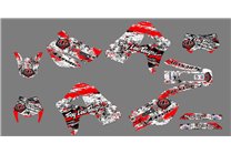 Kit Autocollants compatible avec per HONDA XR 650R 2000 - 2009 - MXPKAD14870