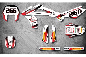 Kit adesivi compatibile con per HUSQVARNA WR 250 300 2008 - 2013 - MXPKAD14887