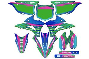 Sticker set compatible with per KAWASAKI KX 85 112 2022 - MXPKAD14890