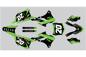 Sticker set compatible with per KAWASAKI KX 85 112 2022 - MXPKAD14890
