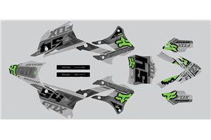 Kit Autocollants compatible avec per KAWASAKI KX 85 112 2022 - MXPKAD14890