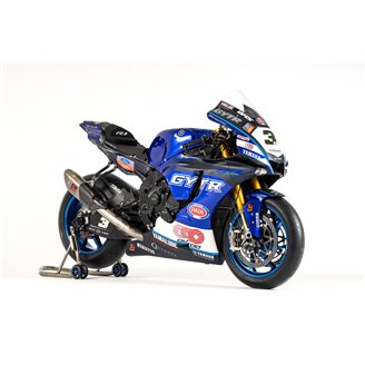 Lackierte Rennverkleidung Yamaha R1 2020 - 2022 + Schrauben, Schnellverschlüsse - MXPCRV14773