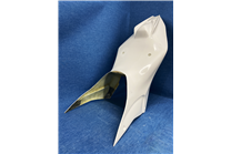 Coque arrière monoplace avec fermée prévue pour recevoir la mousse de selle - MXPCRD12961