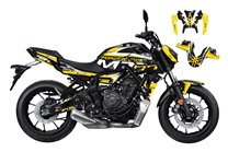 Sticker set compatible with per YAMAHA MT 07 2021 - 2022 - MXPKAD16142