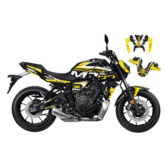 Aufkleber Satz kompatibel mit per YAMAHA MT 07 2021 - 2022 - MXPKAD16142