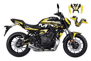 Sticker set compatible with per YAMAHA MT 07 2021 - 2022 - MXPKAD16142