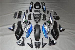 Painted street fairings in abs compatible with Yamaha MT07 - FZ7 2014 - 2017 - MXPCYT16164