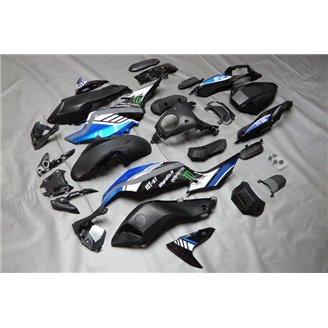 Painted street fairings in abs compatible with Yamaha MT07 - FZ7 2014 - 2017 - MXPCYT16164