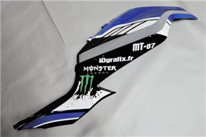 Painted street fairings in abs compatible with Yamaha MT07 - FZ7 2014 - 2017 - MXPCYT16164