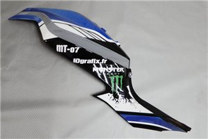 Painted street fairings in abs compatible with Yamaha MT07 - FZ7 2014 - 2017 - MXPCYT16164