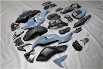 Painted street fairings in abs compatible with Yamaha MT07 - FZ7 2014 - 2017 - MXPCYT16170 2