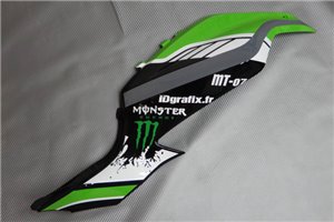 Painted street fairings in abs compatible with Yamaha MT07 - FZ7 2014 - 2017 - MXPCYT16171