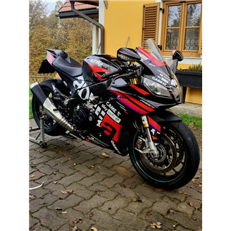 Lackierte Straße Verkleidung auf ABS kompatibel mit Aprilia RSV4 2015 - 2020 - MXPCAV14722