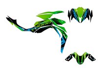 Kit adesivi compatibile con per KAWASAKI Z1000 2007 - 2009 - MXPKAD16255
